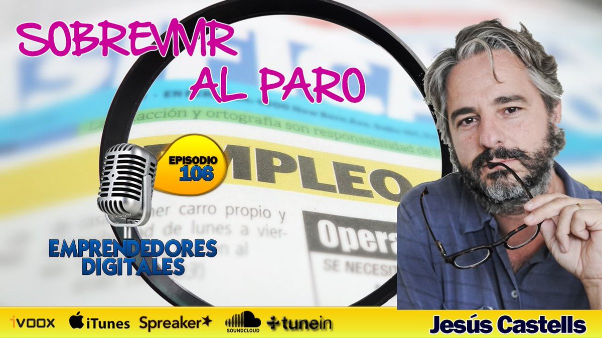 Sobrevivir al paro: Guía de autoayuda para encontrar trabajo <a href="/jesus_castells/">Doktor Castells</a> #EmprendedoresDigitales blgs.co/82xWCe