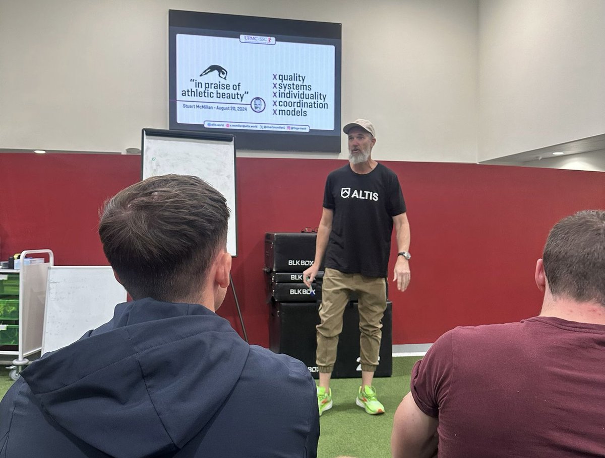 Stuart McMillan (@stuartmcmillan1) on Twitter photo Real pleasure to speak with over 50 health & performance practitioners in Dublin at the beautiful <a href="/SSCSantry/">UPMC Sports Surgery Clinic</a>
“in praise of athletic beauty” — a call for more appreciation for quality of movement, not only quantity Real pleasure to speak with over 50 health & performance practitioners in Dublin at the beautiful <a href="/SSCSantry/">UPMC Sports Surgery Clinic</a>
“in praise of athletic beauty” — a call for more appreciation for quality of movement, not only quantity