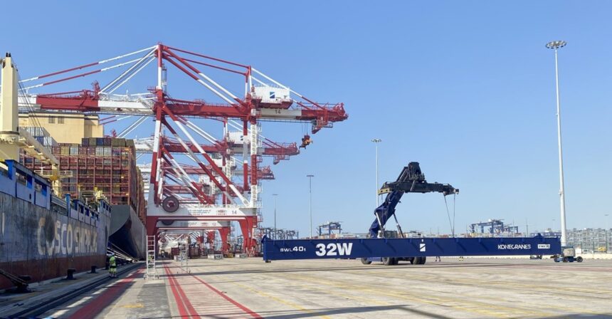 ZALportBCN's tweet photo. 🚢 La terminal BEST del @PortdeBarcelona rep 14 noves grues automatitzades.
Aquestes augmentaran la capacitat d'emmagatzematge en un 25% 🚀
Des de la @ZALportBCN donem suport a aquests avenços logístics i posem en valor la nostra #smartLOCATION ⚓📦
🔗https://t.co/IkBWziDeYP https://t.co/uHB0VhQ5Y8