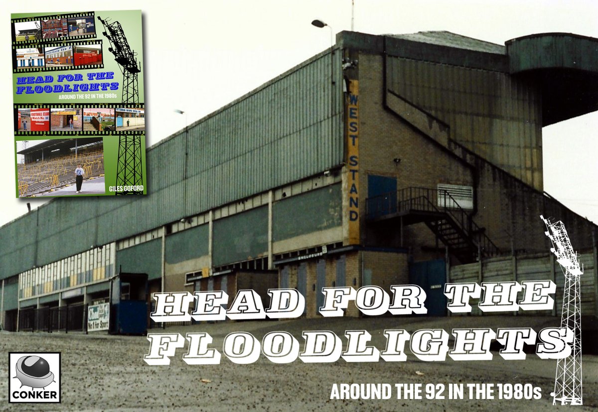 Out in September 'Head For the Floodlights - Around the 92 in the 1980s' pre-order your copy now to get your name printed in the book &amp; a copy signed by author Giles Goford <a href="/ggoford/">Giles Goford</a> 
conkereditions.co.uk  
A priceless snapshot of the grounds before everything changed.

#mtfc