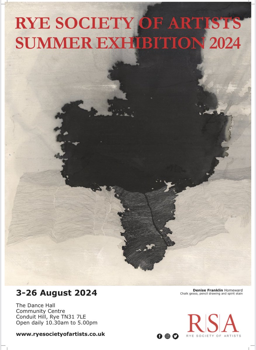 ryeartists's tweet photo. Three from RSA member Denise Franklin in our Summer Exhibition this year - you may recognise the first image as Denise’s work was featured on this year’s poster! Denise lives and works in Hastings Country Park

#ryeartists @denisefranklin6004 #postergirl #moonlight #walkingartist https://t.co/7P96o8Povb