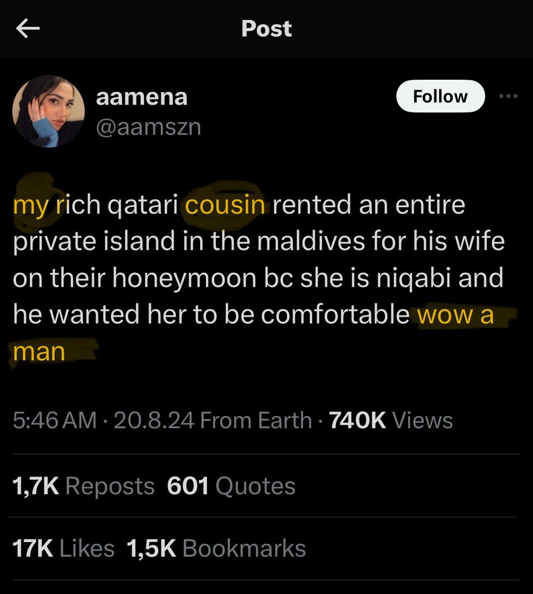 Lessdeed's tweet photo. @aamszn Thirsting over your cousin? You h0es have a lot audacity https://t.co/zEc3BAj1yc