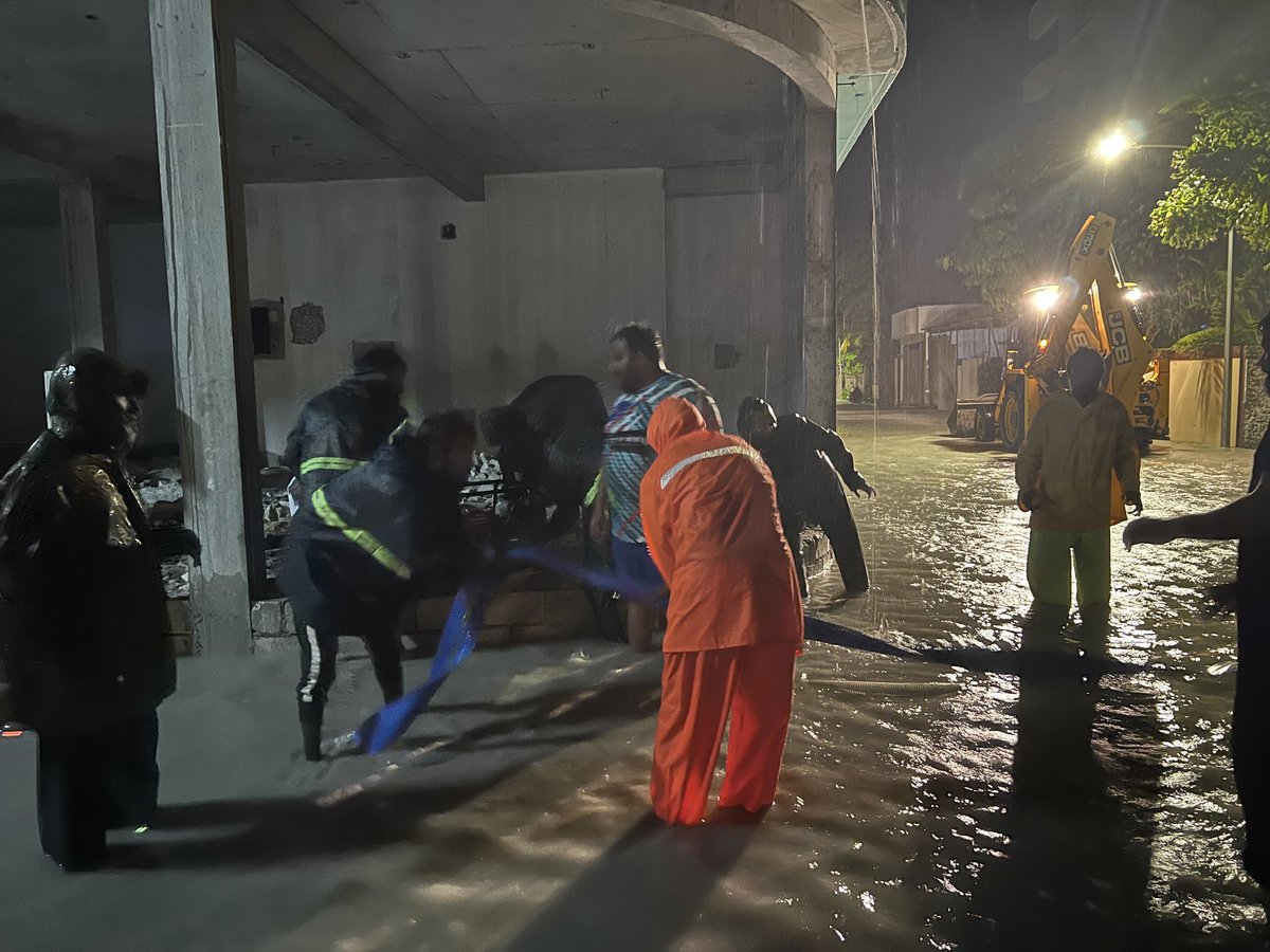 Waste Management Corporation Limited (WAMCO) (@wamcomv) on Twitter photo In the face of the recent flooding, our Kulhudhuffushi team, in collaboration with the <a href="/kfcitycouncil/">Kulhudhuffushi City Council</a>, worked tirelessly to clear the streets of water and ensure public safety. 🤝🏻
Their efforts demonstrate our commitment to supporting our community.
#WAMCO In the face of the recent flooding, our Kulhudhuffushi team, in collaboration with the <a href="/kfcitycouncil/">Kulhudhuffushi City Council</a>, worked tirelessly to clear the streets of water and ensure public safety. 🤝🏻
Their efforts demonstrate our commitment to supporting our community.
#WAMCO