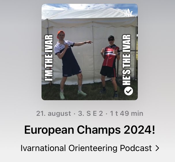 Ivarnational Orienteering Podcast tweet media