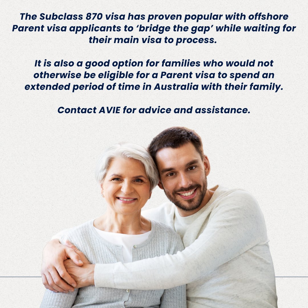 HelloAVIE's tweet photo. For more information visit our website https://t.co/VYWVmhMxJc

#Subclass870Visa #ParentVisaAustralia #TemporarySponsoredParentVisa #AustralianCitizens #PermanentResidents #FamilySponsorship #VisaApplication #ImmigrationAustralia #VisaRequirements #ExtendedStayAustralia #AVIE https://t.co/6EclnS8hDH
