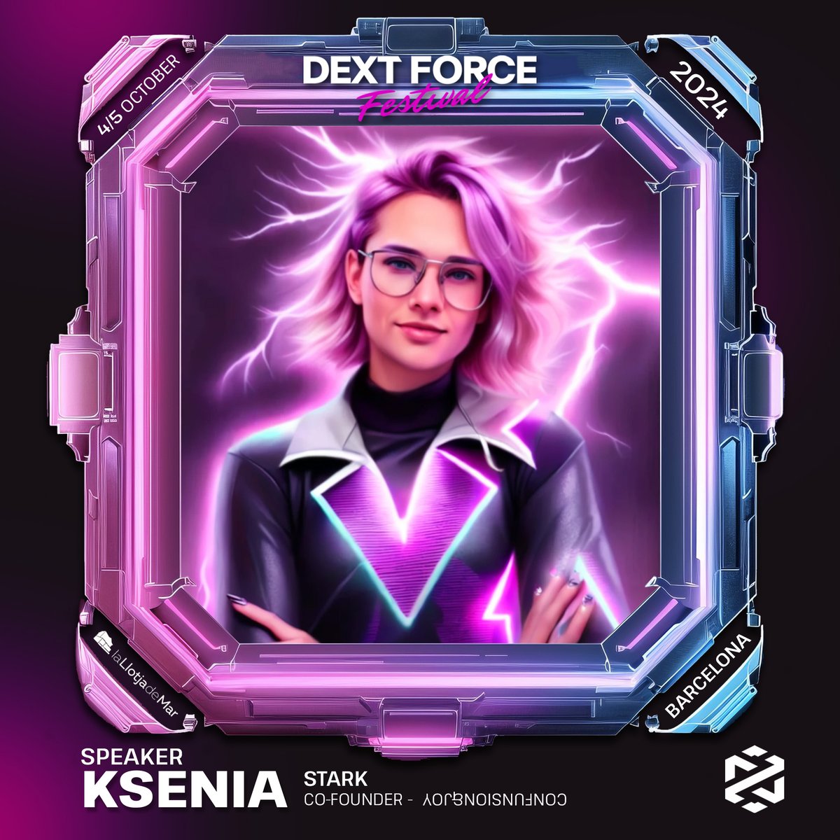 🌟 We are thrilled to introduce Ksenia Stark as a speaker at #DEXTFORCEFestival! 🌟 

<a href="/KseniaStarkAms/">Ksenia Stark 🍌 BananaConf 2025</a> is the Co-founder &amp; CMO of CONFUSION &amp; JOY, a dynamic and innovative company known for pushing the boundaries of creativity and #marketing. With a wealth of experience in