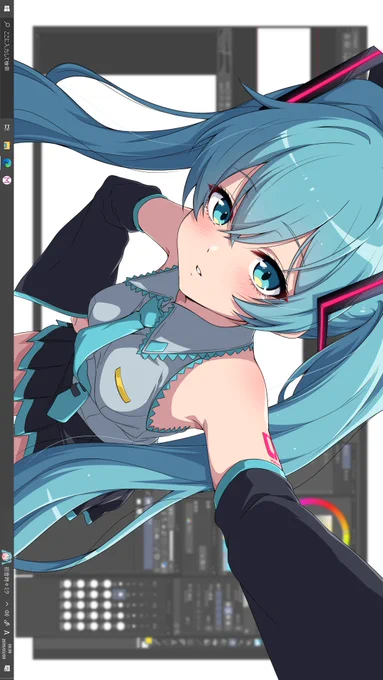 デスクトップミク2「マスター、ちゃんと休憩取れてますか?」※画面横向き推奨 