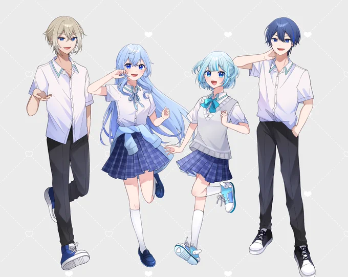 《works》 ConteBleu様の「青と夏」歌ってみたにてイラストの方描かせていただきました!