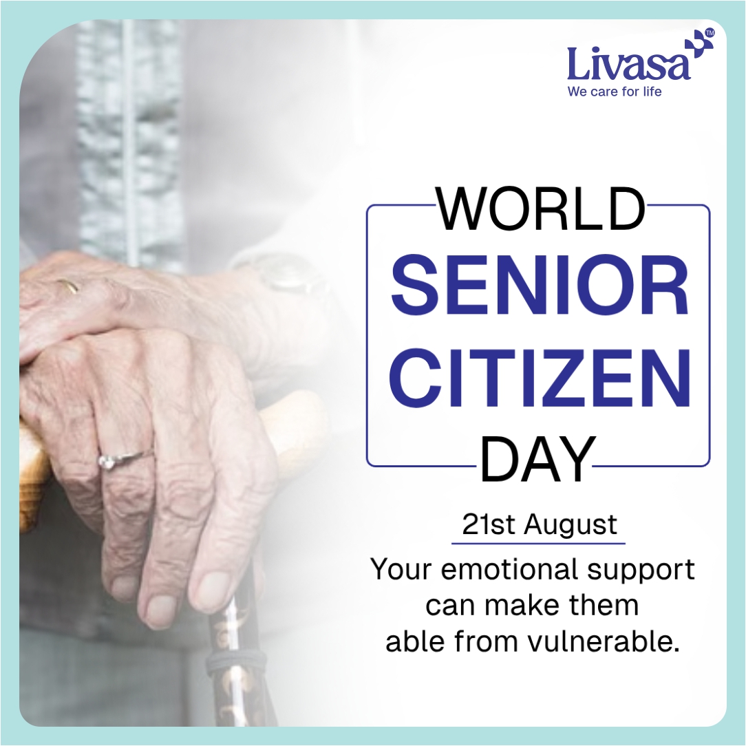 🌟 World Senior Citizen Day 🌟

Today, let's honor the value and wisdom our seniors bring. A little emotional support can transform vulnerability into strength. At Livasa, we care for those who cared for us. 💙

#WorldSeniorCitizenDay #ElderCare #SupportSeniors #LivasaHospital