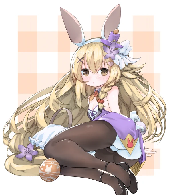今日はバニーの日なので再掲です#花騎士#オリジナル#ぺこらーと #バニーの日 
