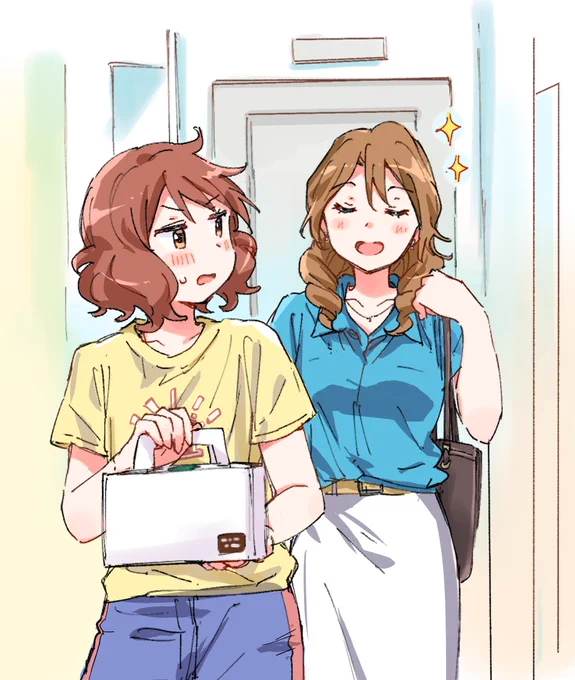「そんなに帰ってきて大丈夫なの?」「心配しなくてもお姉ちゃん優秀だから」「ならいいけど…」 