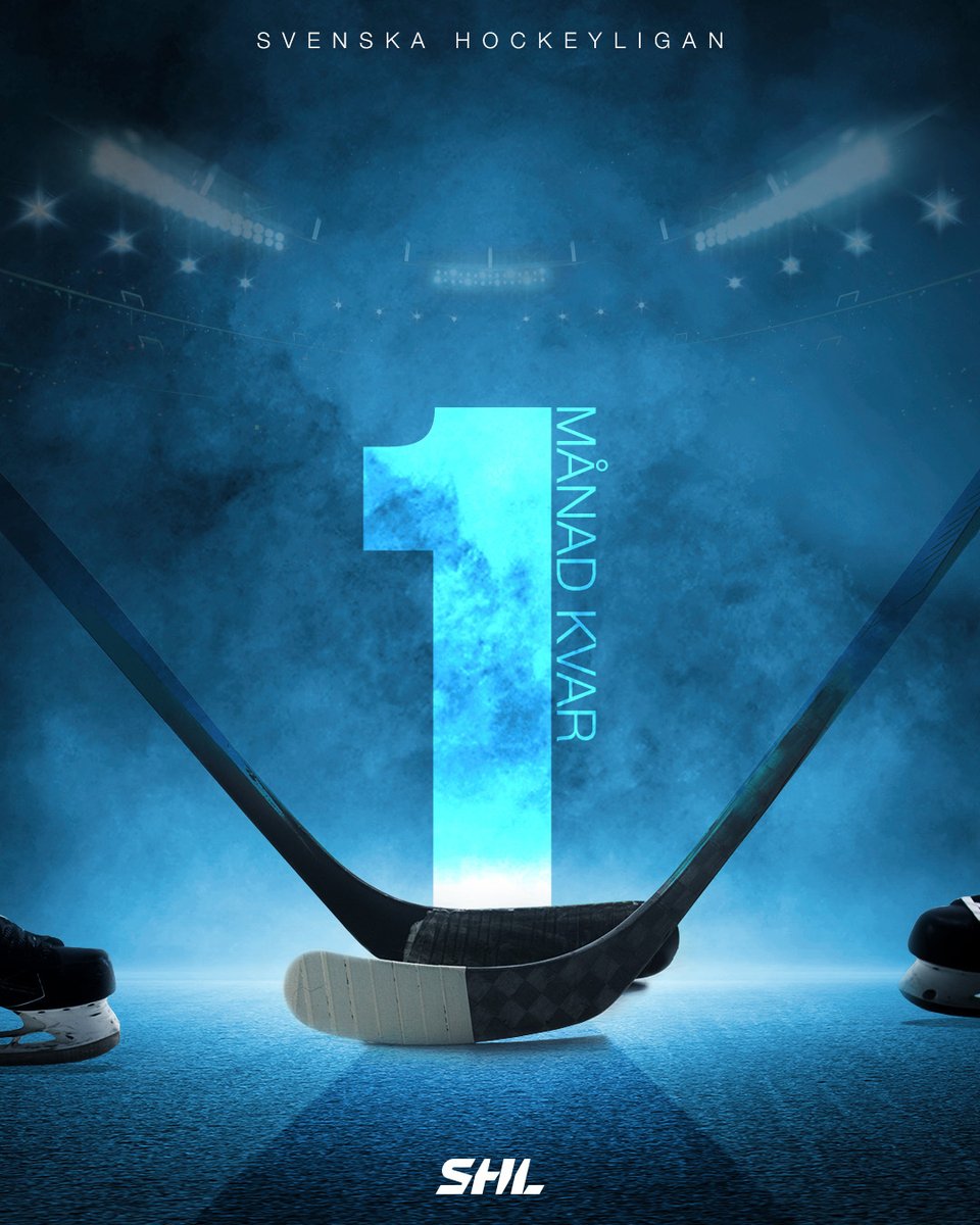 SHLse's tweet image. Idag är det 1 månad kvar till seriepremiär i SHL 2024/2025 💥💥 

#SHL #ishockey