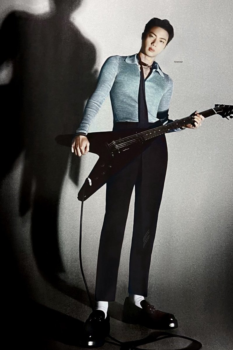 btsmemeories's tweet photo. [COLORIZED] ROCKSTAR JIN 🎸

JIN FOR BAZAAR KOREA 
#JinxHarpersBazaar 
#JinxGucci @bazaarkorea https://t.co/Pyq8OYIvq8