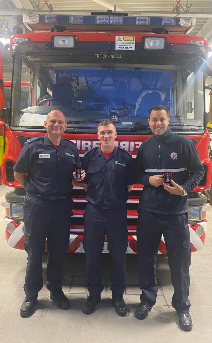 PenkethFS's tweet photo. Yesterday evening at Penketh On Call weekly Drill night, Firefighter Humphreys and Firefighter Goodrum received their King Charles III Coronation Medal https://t.co/12JXWCD5PV