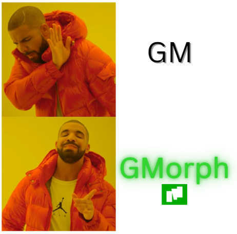 zatoshij's tweet photo. ❌ GM
✅ GMorph!
@MorphL2
#MorphmemeTH
Discord: https://t.co/pEgAv9MOMP https://t.co/gql44fOEQ5