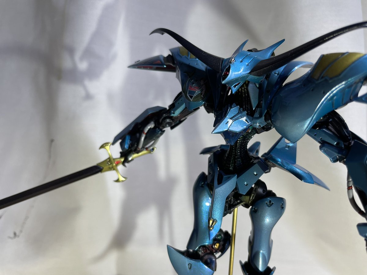 axel_mako's tweet photo. 1/144 Vサイレン ネプチューン完成しました🙌　色々と失敗した所は1/100でリベンジしたいと思います。デザイン展で発注したクリスティンの複製原画が届いたらまた一緒に撮影しまーす😆
#FSS_jp https://t.co/S34OsH7i5M