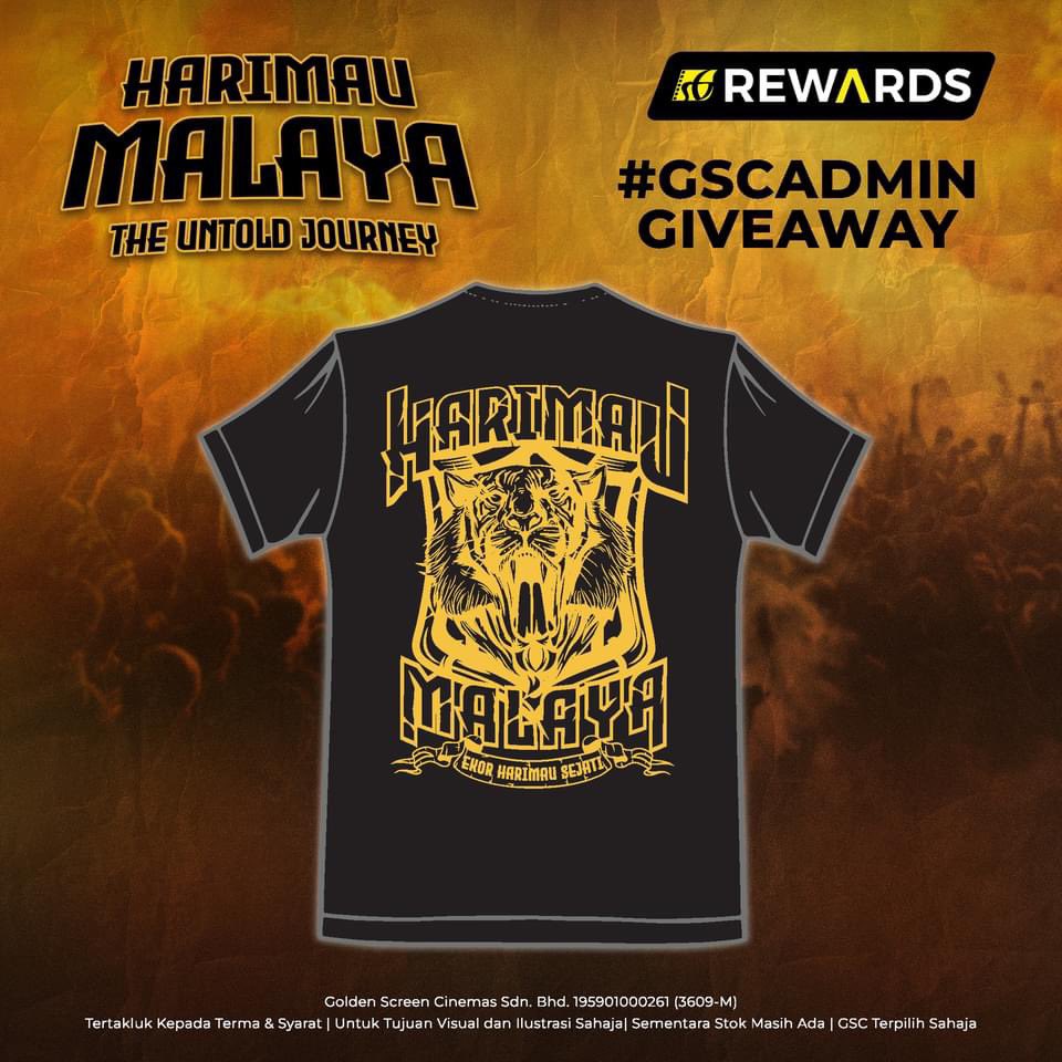 Jom menangi T-Shirt #HarimauMalaya:The Untold Journey 😍 Ikuti langkah2 dibawah untuk menang! 🥳

Langkah 1: Love post ini! 😍
Langkah 2: Komen dibawah 💭
Langkah 3: Repost post ini! 

Haaa itu je, senang kan! 😉 Peraduan berakhir 31 Ogos ni! 😨 Semoga berjaya !