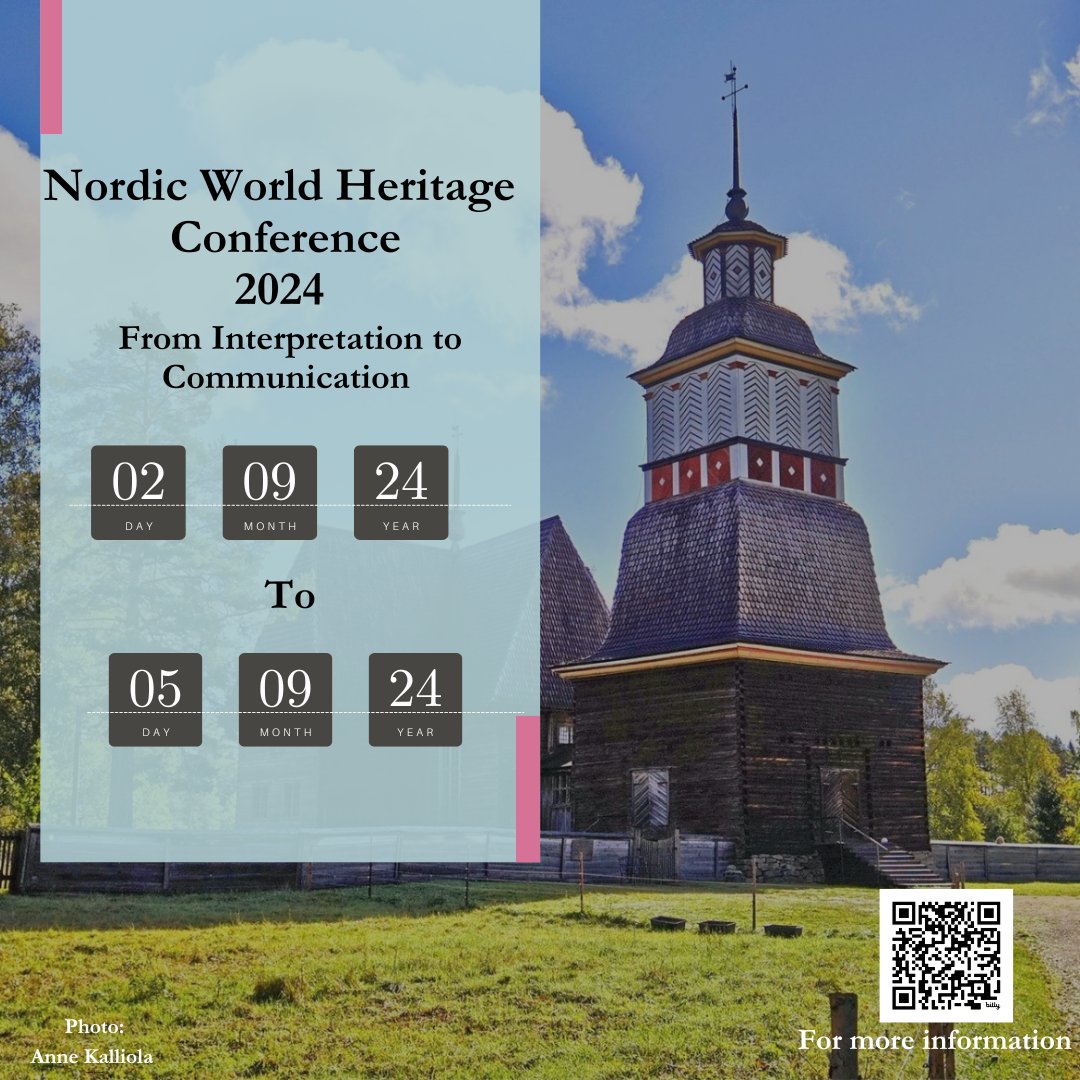 NWHC'2024:n teema on tulkinnasta viestintään. teema osoittaa, kuinka maailmanperintökohteiden ainutlaatuisuus ja arvo voidaan parhaiten viestiä sidosryhmille ja yleisölle.
Katso tämän konferenssin puhujien kohokohdat sosiaalisen median postauksistamme ja tarinoistamme.
#NHWC2024