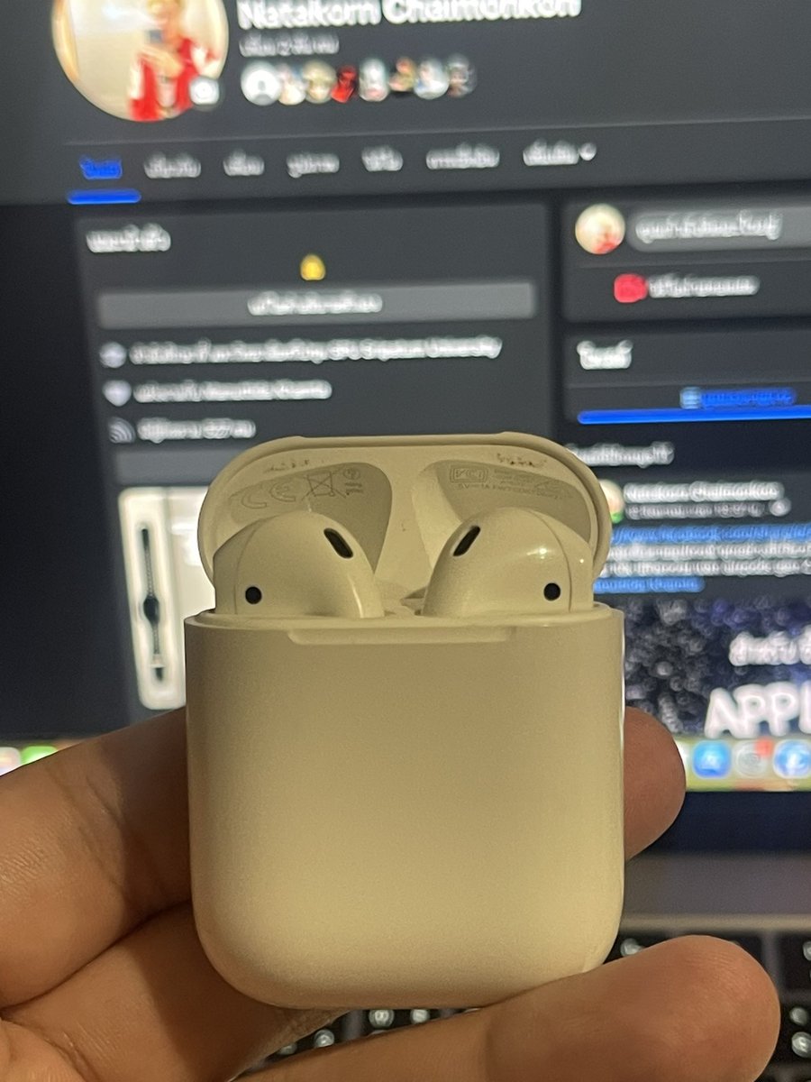 tobustian_'s tweet photo. Airpods gen 2  1850 รวมส่ง
การใช้งาน แบต 2 ชม. +- นิดหน่อย ทั้ง 2 ข้าง
ไมค์ชัดปกติ 
มีรอยตามการใช้งานทั่วไป
นัดรับหรือส่งแมสได้ พิกัด พหลโยธิน 52 สะพานใหม่
#ส่งต่อairpods #ส่งต่อแอร์พอต #ส่งต่อแอร์พอตมือสอง #airpods https://t.co/gxY4dguraQ