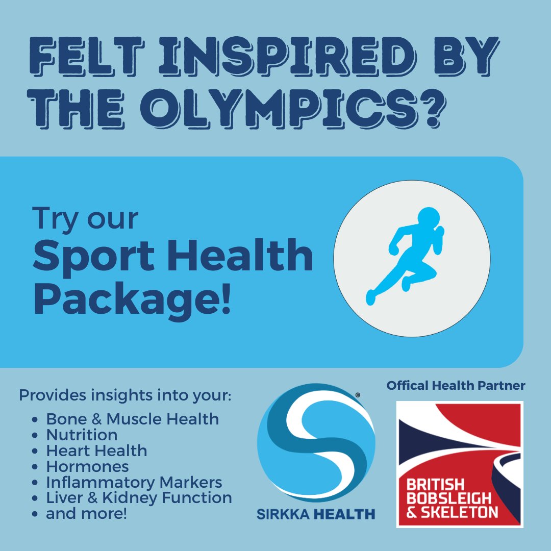 Felt inspired by the Olympics? Get into action this year, and know the essentials with our Sports Package!

See more via our website: sirkkahealth.com/booking

#sports #sportspackage #health #sirkka #digitalmarketplace