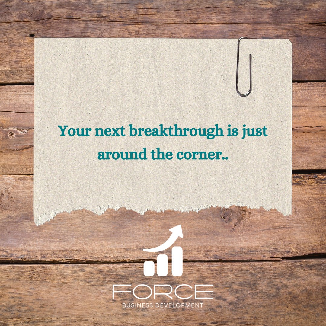 ForceBizdev's tweet photo. Stay focused, stay driven, and never lose sight of your vision. 

The road to success may have its twists and turns, but with perseverance and the right strategies, you’ll get there. Keep pushing forward—your next breakthrough is just around the corner. 🌟

#Businessgrowth https://t.co/FHF1AboOlU