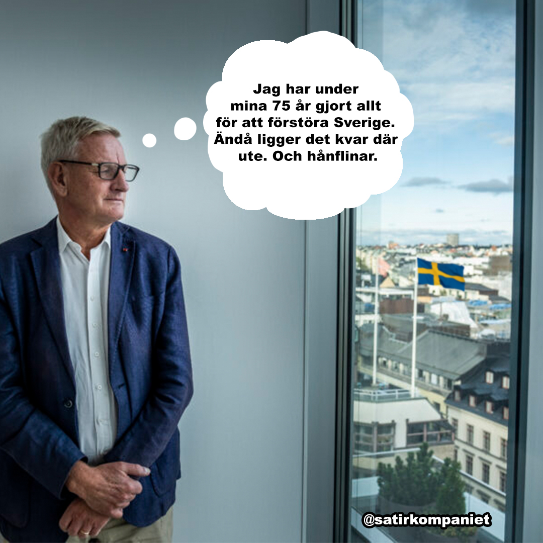 satirkompaniet's tweet photo. Eftertankens kranka blekhet...                        @moderaterna #carlbildt #svpol #landetviärvde #satir #humor #satirkompaniet https://t.co/QFjSfkp0iE