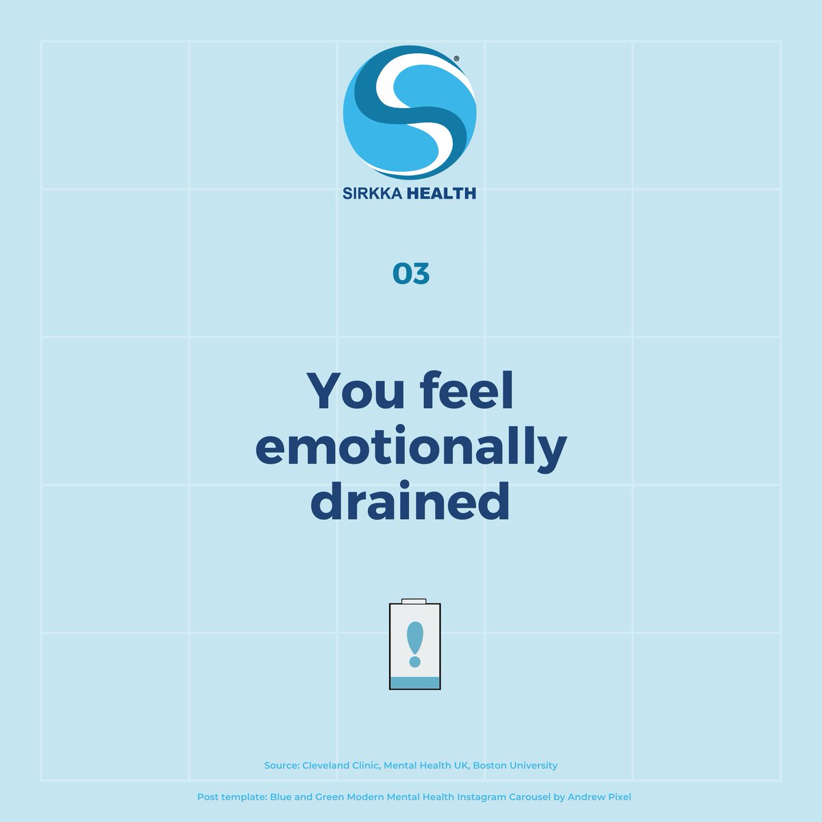As part of Wellness Month, here are 3 key signs you need a break.

#wellbeing #wellness #health #healthcare #sirkkahealth #digitalmarketplace