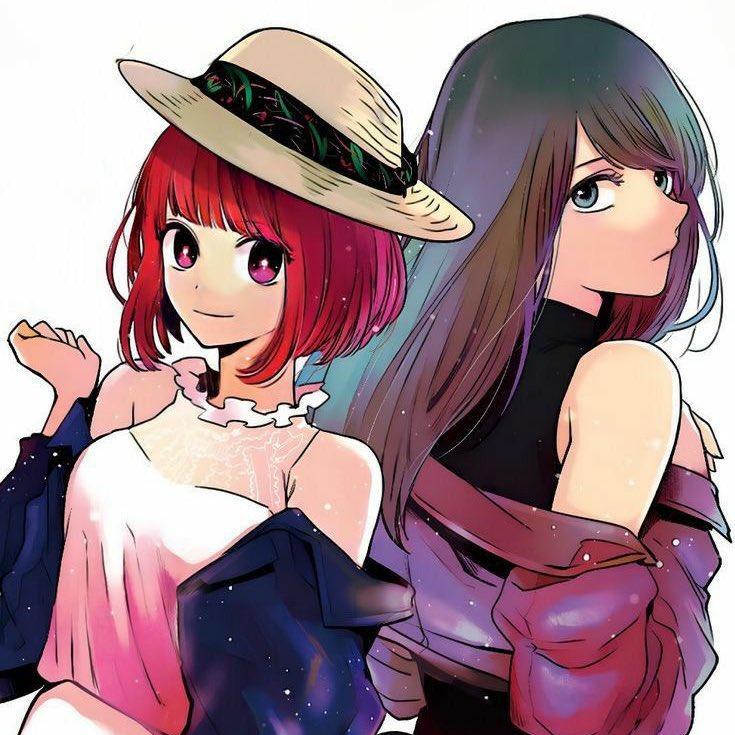 "doomed yuri" and it's just these two mfs

#kanakane #OshiNoKo