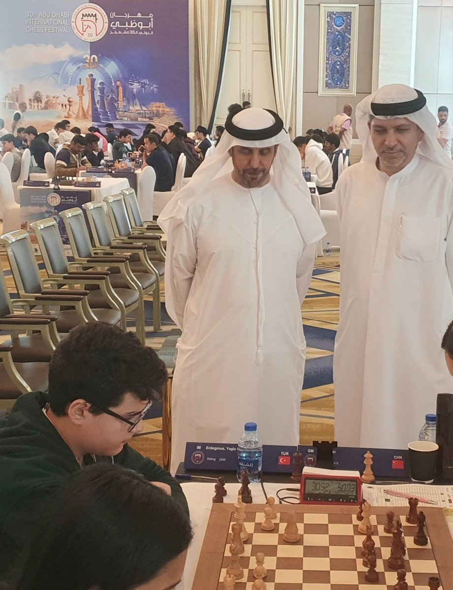 Yagiz Kaan Erdogmus, 

13-year-old Turkish chess prodigy, has made history as the youngest player to surpass a 2600 ELO rating at Abu Dhabi International Chess Festival ✨️
#adchessfestival