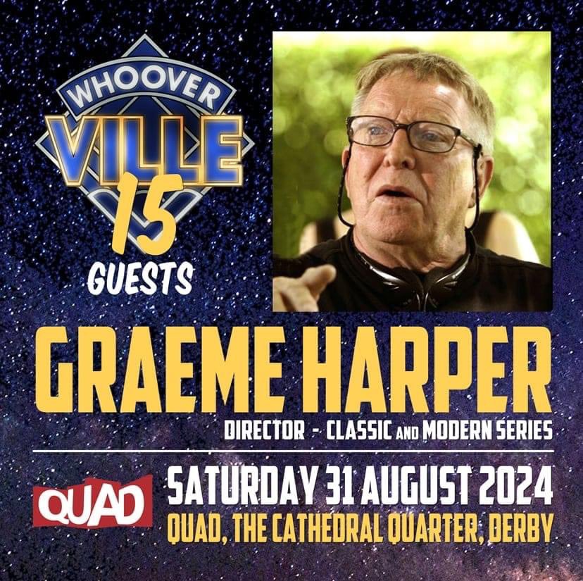 It’s going to be a busy #Whooverville 15 for me as I’m interviewing Wendy Padbury, <a href="/ManningOfficial/">KatyManning Official welcomes you</a> and <a href="/GraemeHarper5/">Graeme Harper</a>! See you in Derby!