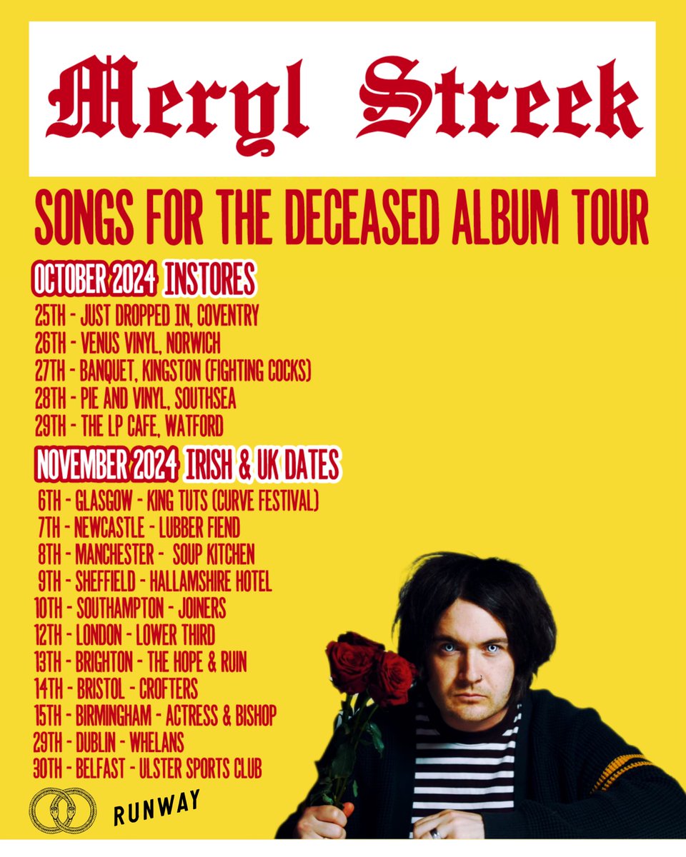 Meryl Streek (@merylstreek) on Twitter photo Full Irish and UK instores and tour dates are on sale now and selling quick! Get yours today to avoid disappointment!
linktr.ee/merylstreek
<a href="/RunwayArtistsUK/">Runway</a> <a href="/VennRecords/">Venn Records</a> <a href="/singularartists/">Singular Artists</a> <a href="/joyconcerts/">Joy.</a> <a href="/DHPFamily/">DHP Family</a> <a href="/DFConcerts/">DF Concerts & Events</a> Full Irish and UK instores and tour dates are on sale now and selling quick! Get yours today to avoid disappointment!
linktr.ee/merylstreek
<a href="/RunwayArtistsUK/">Runway</a> <a href="/VennRecords/">Venn Records</a> <a href="/singularartists/">Singular Artists</a> <a href="/joyconcerts/">Joy.</a> <a href="/DHPFamily/">DHP Family</a> <a href="/DFConcerts/">DF Concerts & Events</a>