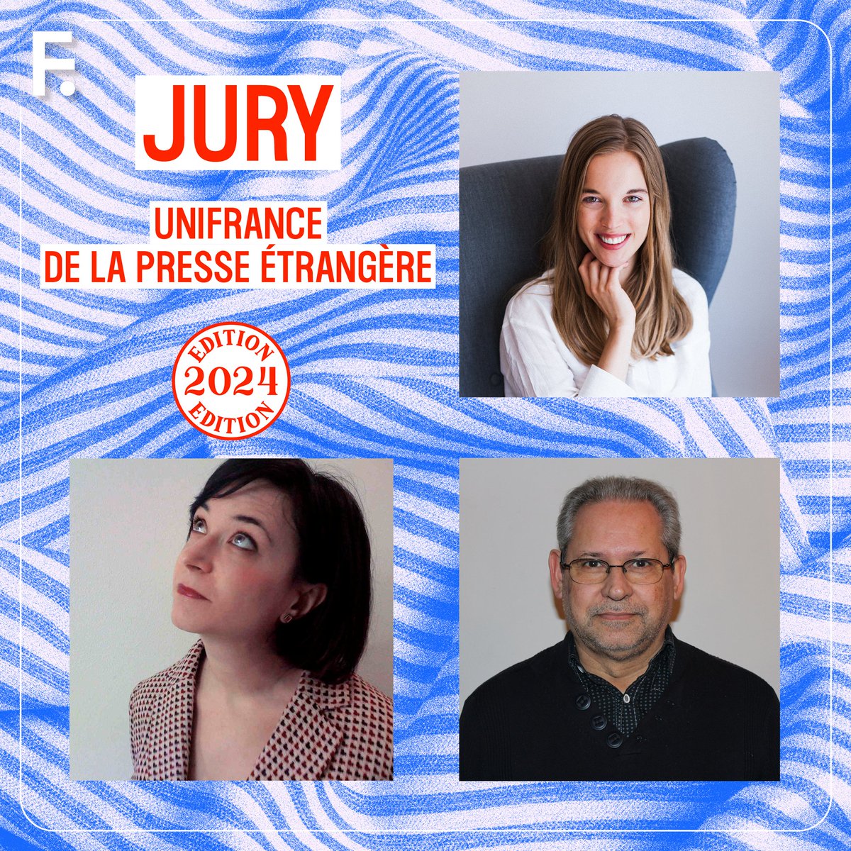 festivalfiction's tweet photo. ✨Jury Unifrance de la presse étrangère ✨
3 journalistes nous font l’honneur de former ce nouveau jury : João Antunes (journaliste de cinéma), Noémie Jadoulle (journaliste indépendante) et Stefania Carini (journaliste et autrice) https://t.co/KBjhUmPvoY