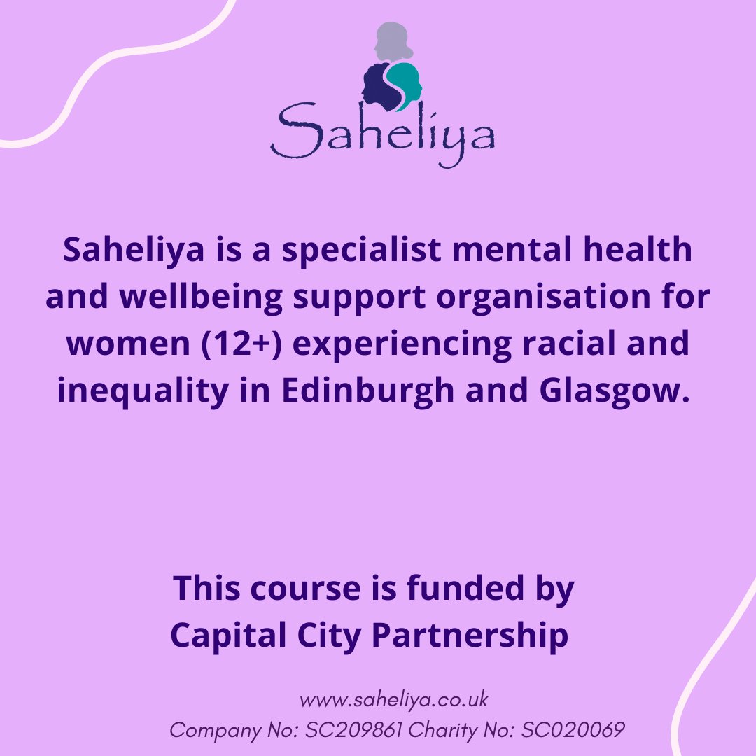 Are you interested in becoming a childcare worker?
Join our next Early Learning and Childcare Course in #Edinburgh!
This course is free and delivered online.

For more information contact us by 11th September 2024: 
Clara@saheliya.co.uk or call 077 6761 7220