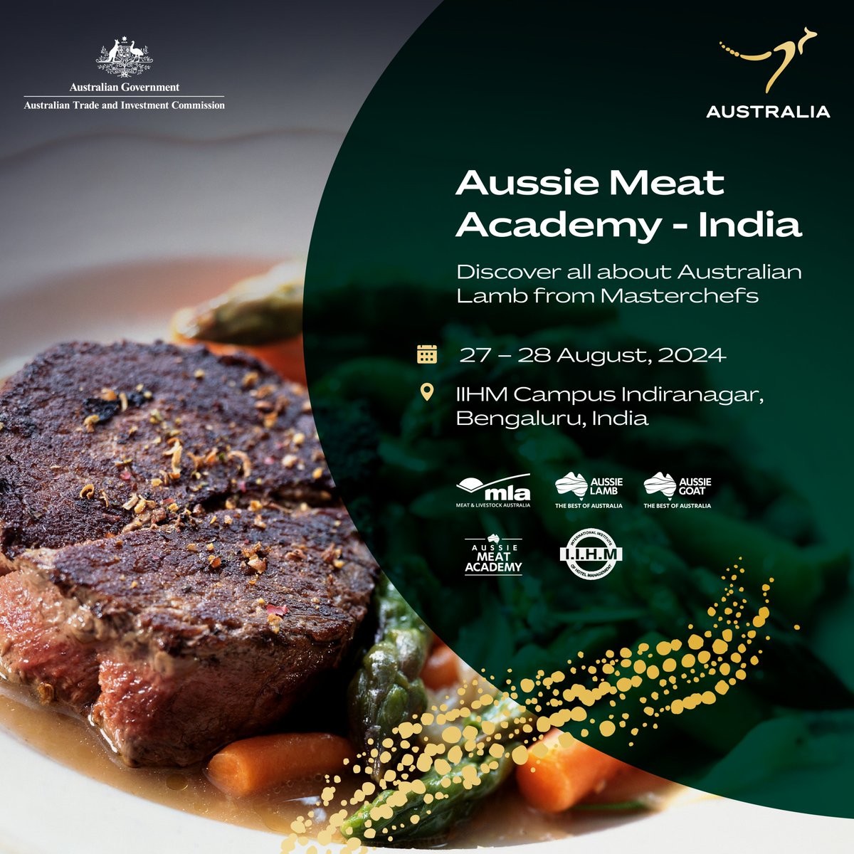 Austrade India (@austradeindia) on Twitter photo . <a href="/meatlivestock/">Meat & Livestock Australia</a> is conducting masterclasses on 27 - 28 Aug for senior hospitality industry professionals & students of <a href="/IIHMHOTELSCHOOL/">IIHM</a> Bengaluru around the delectable flavours of Australian red meat. 🥩😋
Reach out to pramodh.lakshminarayan@austrade.gov.au for more details. . <a href="/meatlivestock/">Meat & Livestock Australia</a> is conducting masterclasses on 27 - 28 Aug for senior hospitality industry professionals & students of <a href="/IIHMHOTELSCHOOL/">IIHM</a> Bengaluru around the delectable flavours of Australian red meat. 🥩😋
Reach out to pramodh.lakshminarayan@austrade.gov.au for more details.