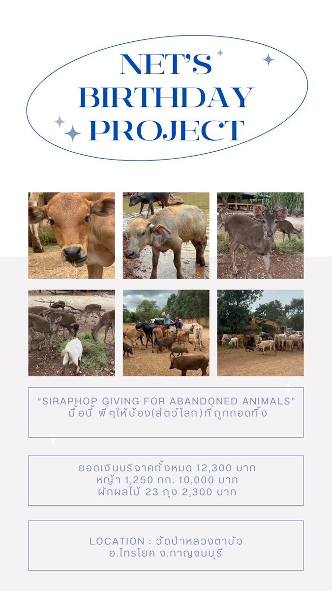 mookpannida's tweet image. สวัสดีจ้า สำหรับโปรเจกต์ “Siraphop giving for Abandoned animals”
ทั้งหมด 12,300 บาท
หญ้า 1,250 กก.
ผักและผลไม้ 23 ถุง 
ถึงน้องๆเรียบร้อยนะคะ ขอบคุณพี่ๆทุกคนอีกครั้งค่ะ

ปล.ขอโทษที่ล่าช้าค่ะ 
ส่วน กอว.จะรีบส่งให้น้า 
@netsiraphop #netsiraphop 
#HappyNetDay2024 
#Net27thBDProject