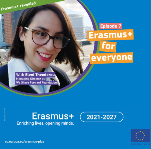 Ever wondered how Erasmus+ could shape your future? In discussion with Eleni Theodorou, episode 7 of the Erasmus+ revealed podcast explores Eleni's transformative journey and highlights Erasmus+ as a catalyst for an inclusive Europe. 

Check it out here ⬇️
bit.ly/46hIfDb