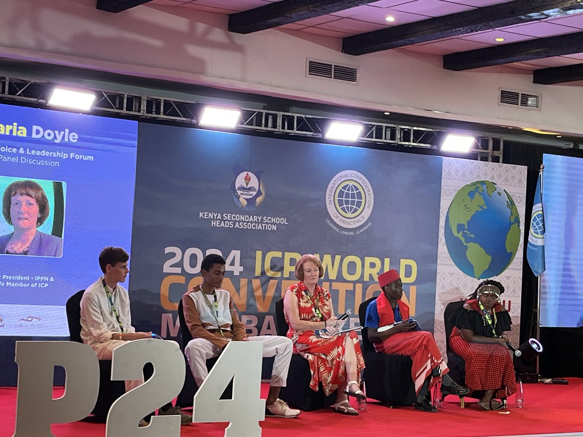 Student’s Voice at #ICP24. Valuable conversation about mental health, stress, achievements and comparison. Transformation is needed. ⁦⁦<a href="/SuomenRehtorit/">Suomen Rehtorit ry</a>⁩