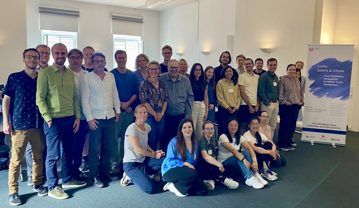 The NordWel Summer School "State, Society &amp; Citizen - Cross-Disciplinary Perspectives on Welfare State Development" takes place at the Haus der Wissenschaft in Bremen this week. With <a href="/danielbeland/">Daniel Béland</a> <a href="/KlausPSDU/">Klaus Petersen</a> <a href="/MarianneSUlrik1/">Marianne S. Ulriksen</a>. Read more: socialpolicydynamics.de/en/