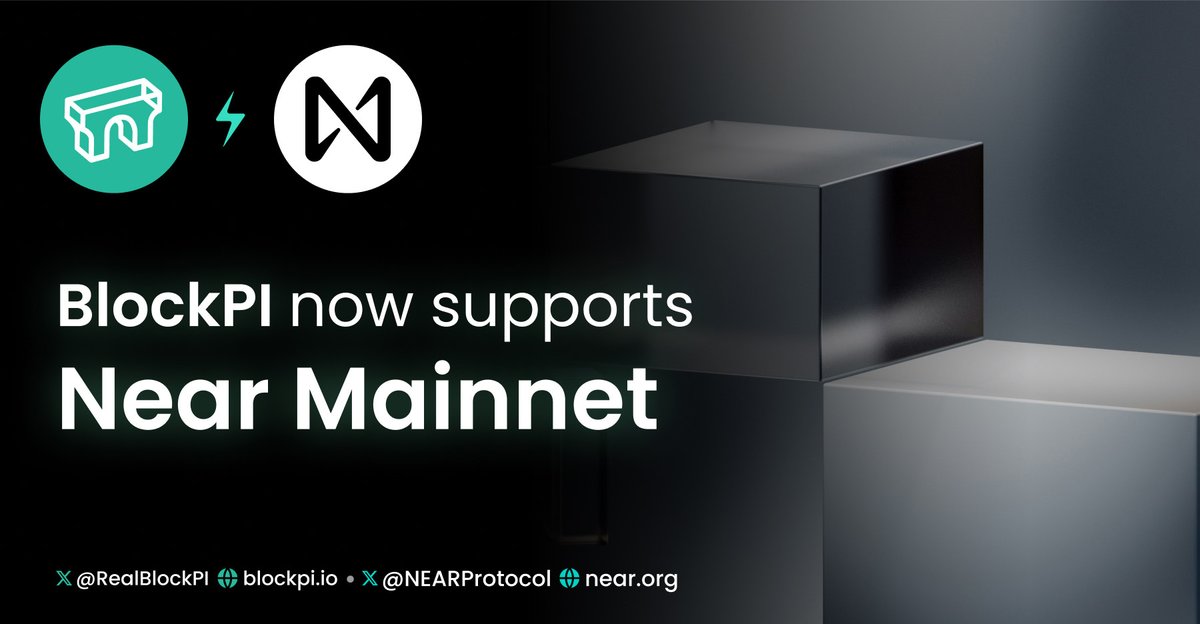 RealBlockPI's tweet image. 1/3 Exciting news! 🚀🚀

BlockPI has received Infrastructure Committee grants from @NEARProtocol to build a faster RPC, validating BlockPI's high-performance services. 

As a leading infra provider, #BlockPI is committed to empowering developers and growing the decentralized