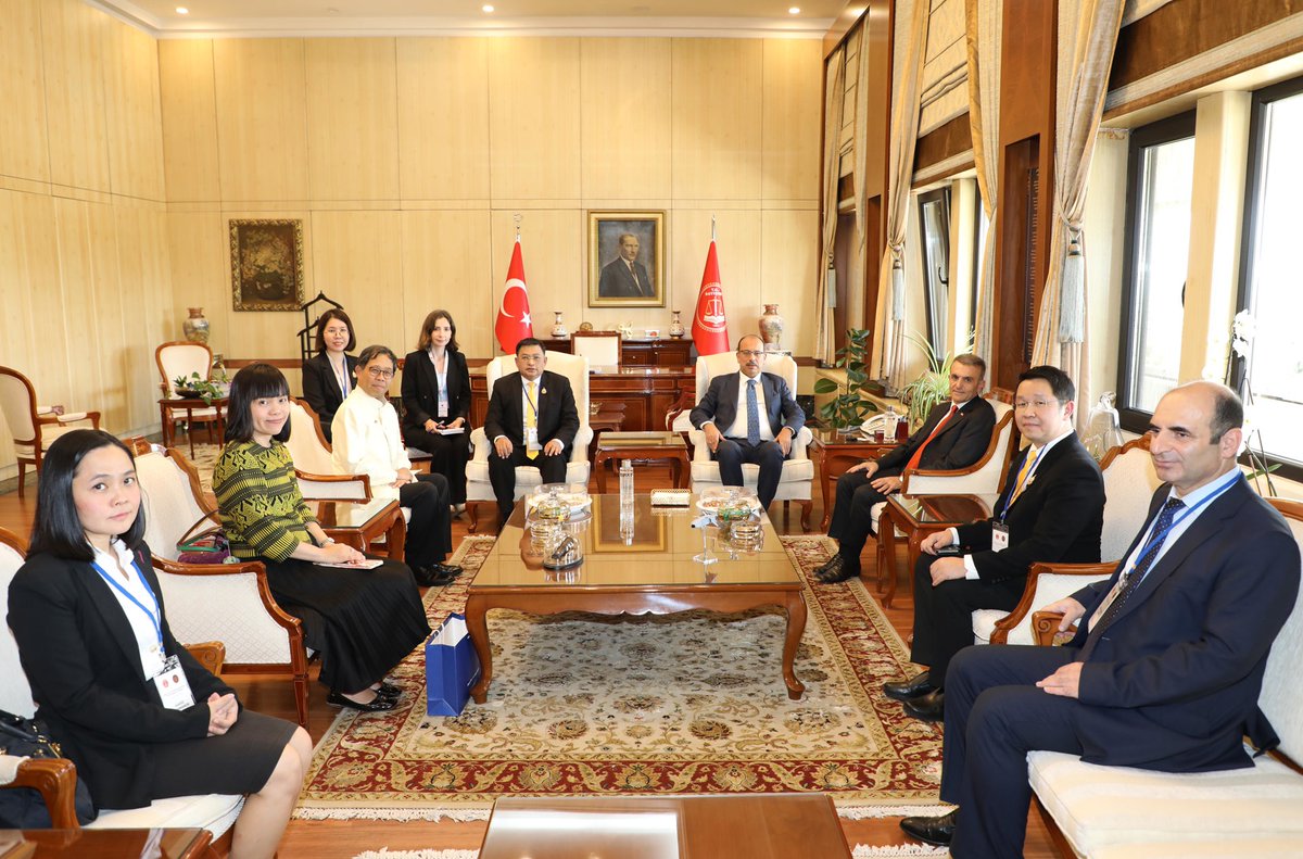 Mr. Monthien Charoenpol, Auditor General of the SAO of the Kingdom of Thailand visited TCA President Mr. Metin Yener on 19.08.2024.
<a href="/StateauditThai/">State Audit Office of the Kingdom of Thailand</a>

sayistay.gov.tr/Manset/Index/9…