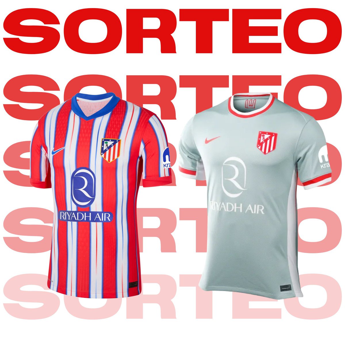 Atleti_Offside's tweet photo. 🚨SORTEO CAMISETA GALLAGHER O JULIÁN🚨

Requisitos: 

👤 Follow @Atleti_Offside y @Hispadrops 

❤️ y 🔁 al post.

💬 ¡Menciona a 2 amigos! 

✅ A elegir entre 1ª o 2ª equipación. 

ℹ️: Puedes conseguirla en: https://t.co/45LtQgjVTx

🔜 GANADOR EL 28 

¿A QUÉ ESPERAS? 🦮🕷️ https://t.co/RkVv9B8dES