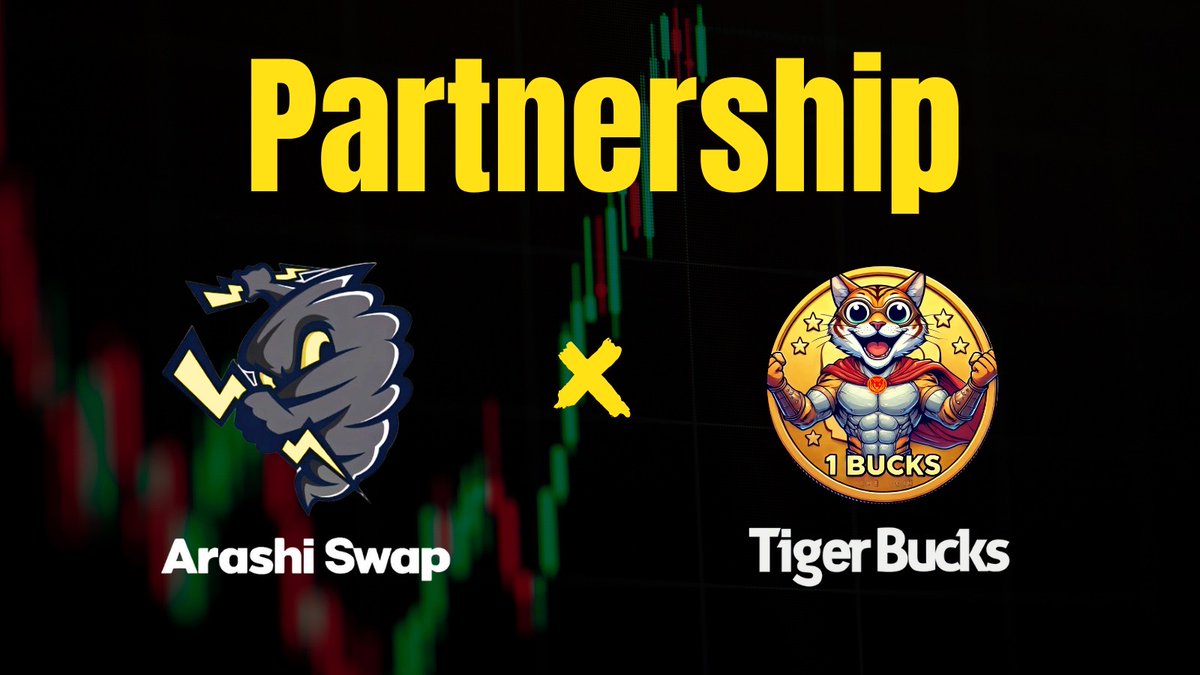 arashiswap's tweet photo. ARASHI's OTC platform has partnered with Tiger (@tiger_bucks) exchange. ARASHI is also preparing for a simultaneous CEX listing. We anticipate great growth ahead.
overview
https://t.co/8qlzToCGbF https://t.co/0QH5MXQ5wz