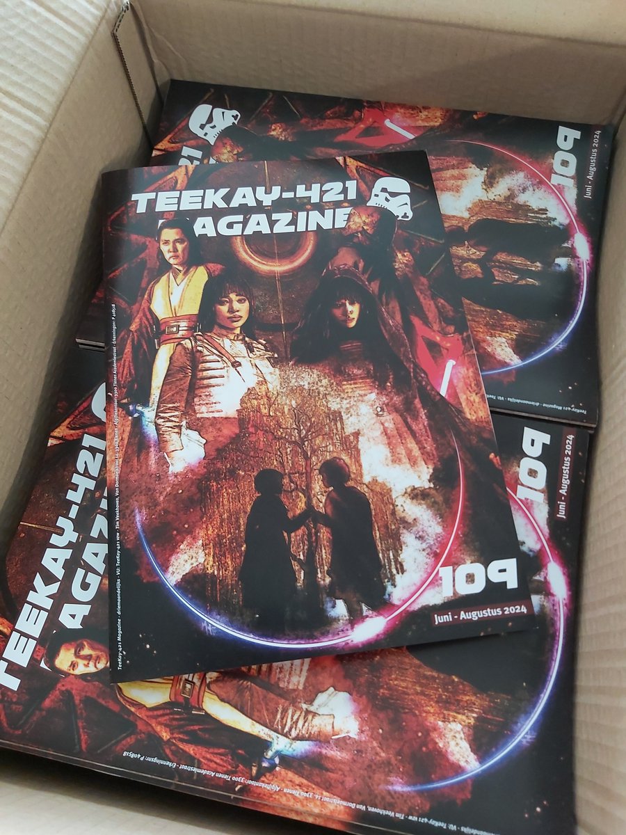 Sompeetalay's tweet image. Up to the postal office next week ! @TeeKay421be Magazine #theacolyte #teekay421 #starwarsfanclub 
Cover by @Mathildefrench