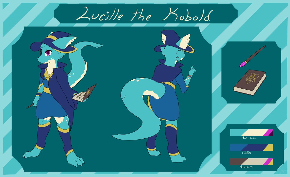 TheHyperLeafeon's tweet photo. So remember how I said I would hopefully have something soon? Well, here she is! Meet my new kobold Lucille ^^. I just felt like making a kobold, and with a series of different inspirations I was able to follow through on that. Hope you guys like her as much as I do! https://t.co/VxEFZJMaTq