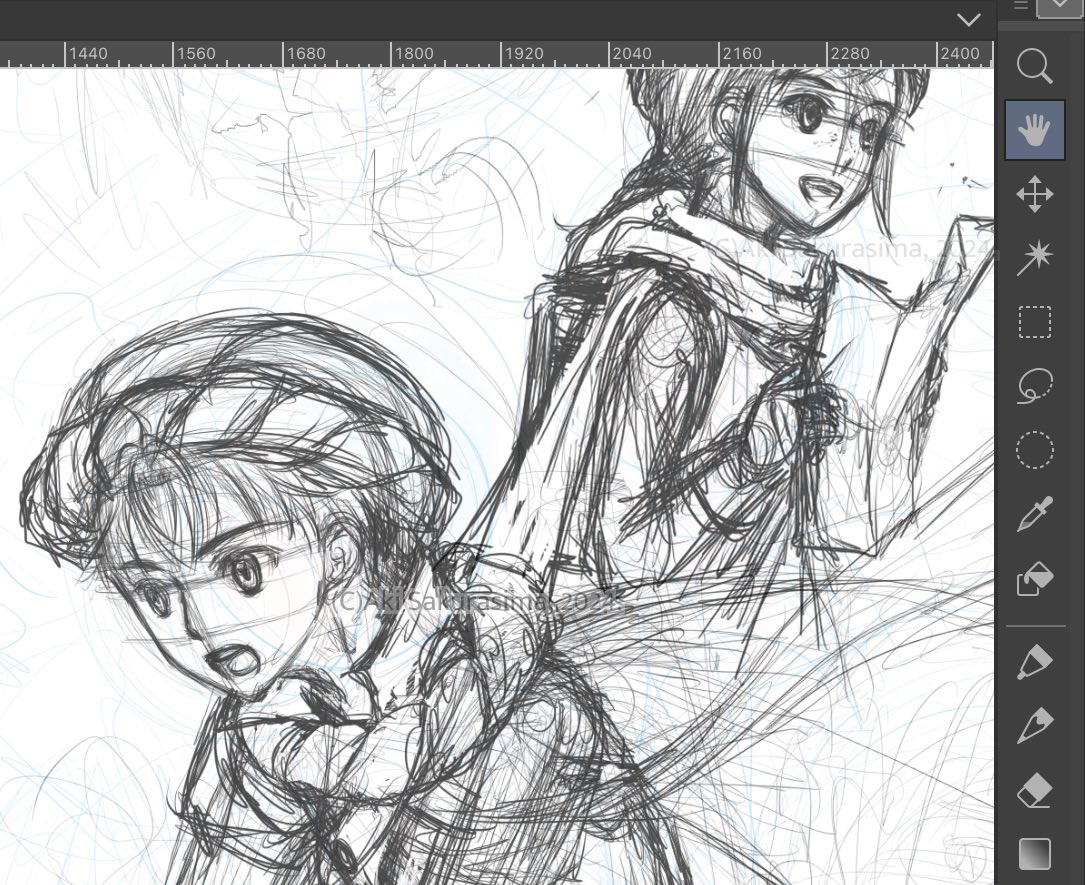 sakurasima_aki's tweet photo. 構図がなんとなくまとまってきたので表紙絵を進めてます|ω・*)キャラたくさん描くわよ。
#創作漫画 #オリジナル漫画 #レストエゼンシア #originalfantasy #restosesencia #進捗 https://t.co/prtzJZPPYD