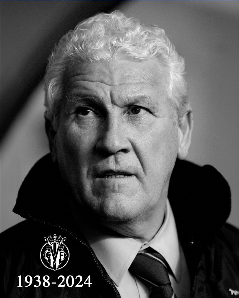 VillarrealCF's tweet photo. El Villarreal CF está de luto por el fallecimiento de Paquito García, exentrenador del club. Una persona única y muy querida por todos los groguets.

Nos sumamos al duelo por su pérdida y enviamos todo nuestro cariño y apoyo a sus familiares y allegados en este difícil momento.

El club guardará un minuto de silencio en su memoria durante la previa del partido ante el RC Celta.

DEP.