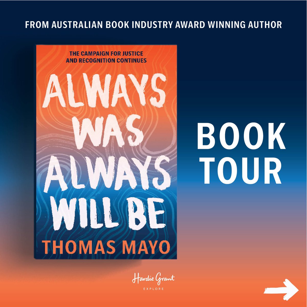 thomasmayo23's tweet photo. Spread the word. I’m holding book launches around the country from late next week. 

The launch events will be a celebration of the good people who worked hard for a First Nations Voice.

The campaign continues. 

https://t.co/HQRBO7FSZN https://t.co/o2eMhEwHDb