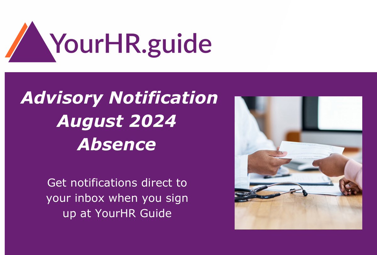 PracticalHR's tweet image. HR Managing Absenc
Review the section on Absence and medical capability to find out how to manage both short term and long-term absence. 
yourhr.guide/categories/abs…

#humanresources #hr #employmentlaw  #smes 
#practicalhr #yourhr #humanresources #absence #hrconsultancy #hrcommunity