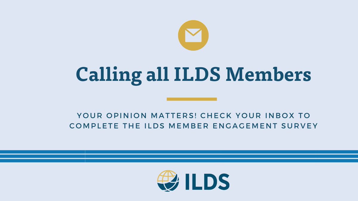 ILDSDerm's tweet photo. Calling all ILDS Members! We recently sent you an email inviting you to complete our ILDS Member Engagement Survey. Your feedback is important in helping us enhance your membership experience and better serve your needs. Share your thoughts by 6 September 2024 #ILDSMember https://t.co/dBboSjlSXd