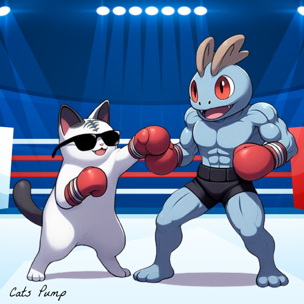 CatsPump's tweet photo. Machop👊is a Fighting-type Pokemon introduced in Generation I.
🤜✊🤛
It evolves into Machoke starting at level 28, which evolves into Machamp when traded or when exposed to Linking Cord. Machop is a humanoid, bipedal Pokemon that has blue-gray skin.
👑☀️⚡️💥
#CATSPUMP #CatsPump https://t.co/FpDSur5D8O